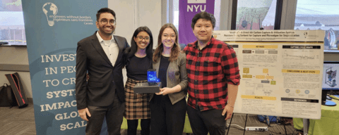 Members of the 2023 Engineers without Borders Open Air Collective winning team