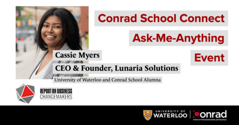 Conrad School Connect: Ask-Me-Anything with Cassie Myers