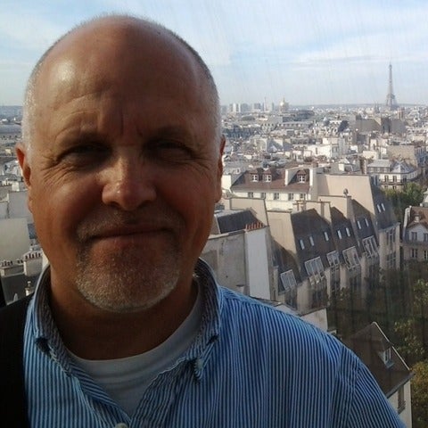 Ralph Dickhout, on holidays in Paris, France. 