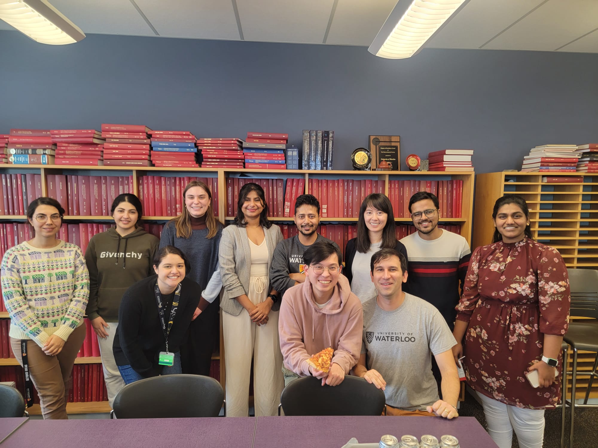 This is a picture of the CEGSA council members from left Zahra Negahban, Aline Braz Ramirez, Ghazaleh Ghanaatpishehsanaei, Abby Connor, Yasmin Shabeer, Abhishek Mishra, Monica Ho, Ittisak Promma, Andrew Stella, Hrifay Sodhani, Eveyln Sridhar