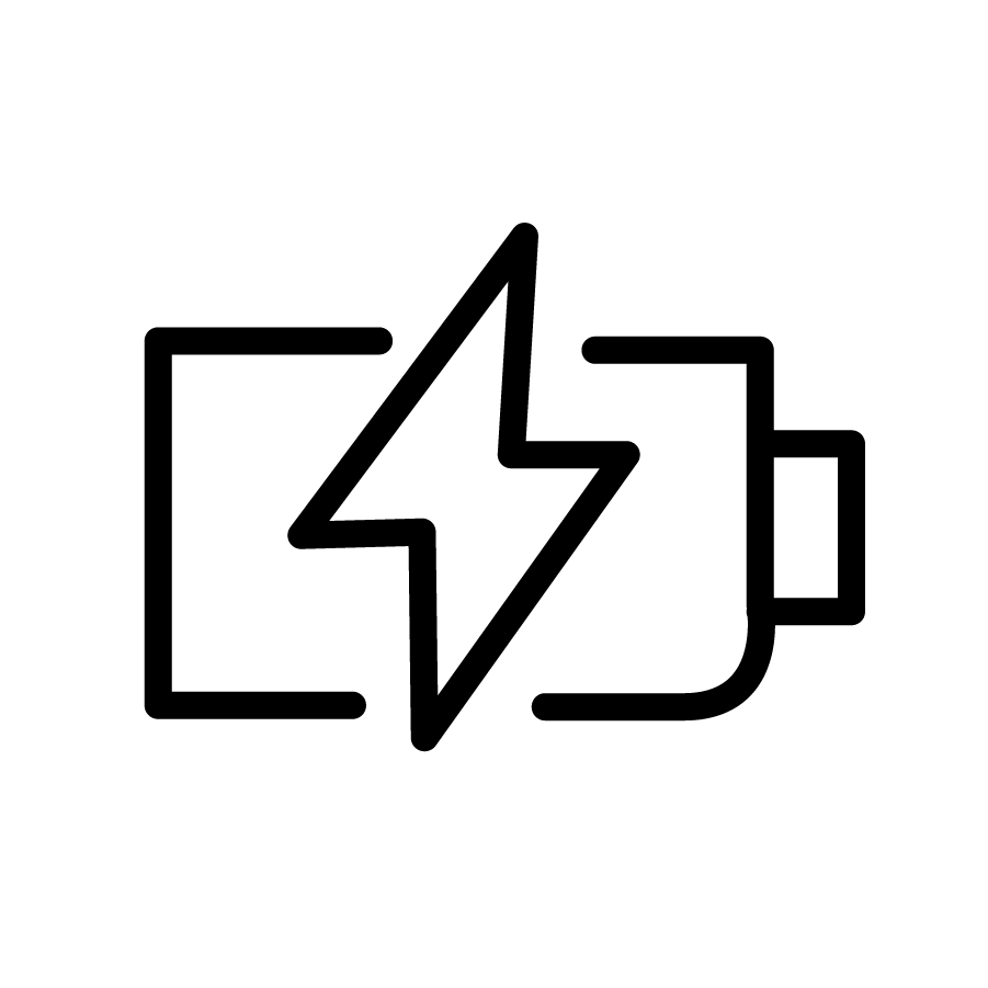 Electric battery symbol