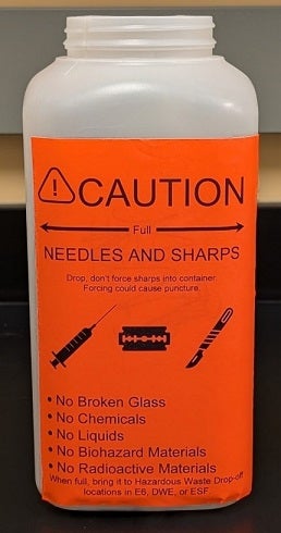 Sharps container