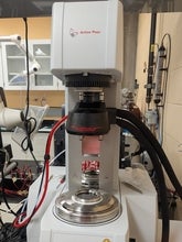a silver, white and black piece of equipment