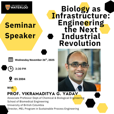 a black and yellow poster with a man smiling