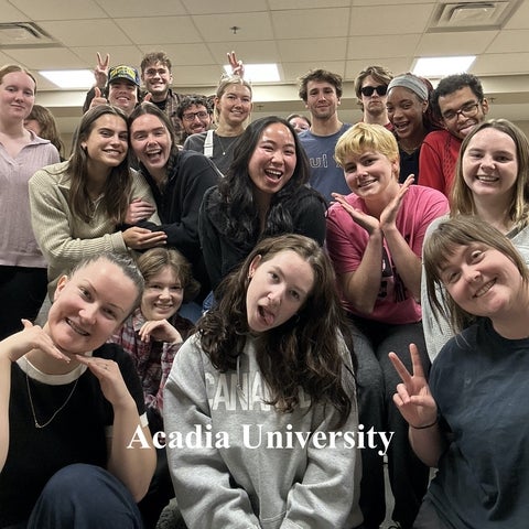 Students at Acadia University