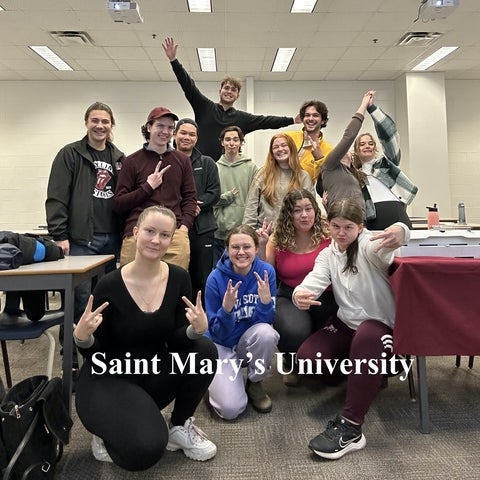 Students at Saint Mary's University