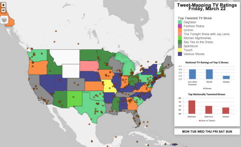 Tweet-Mapping American TV Ratings