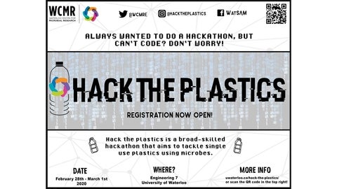 Hack the Plastics poster