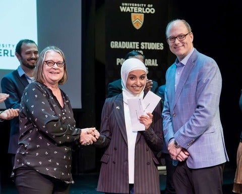 Haya Almutairi wins first place and people's choice award