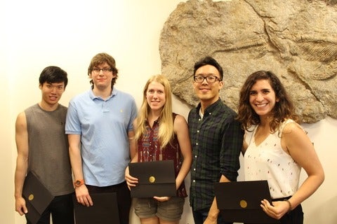 Group Photo of TA/CA Winners from the winter 2019 term
