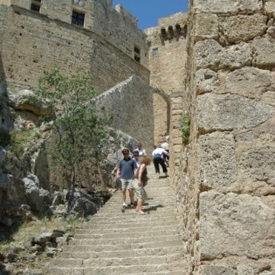 64. Crusader castle, Lindos, Rhodes
