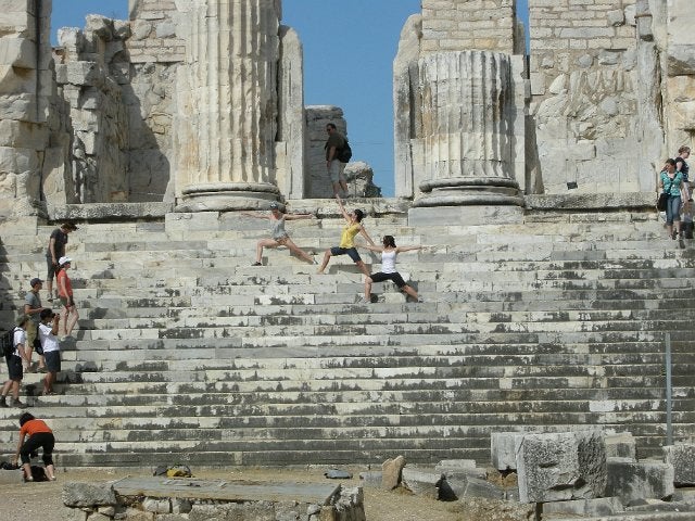 52. Performance art in the Temple of Apollo, Didyma