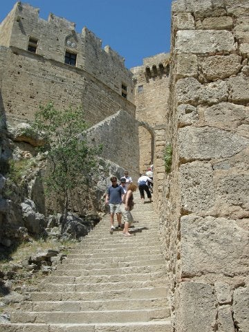 64. Crusader castle, Lindos, Rhodes