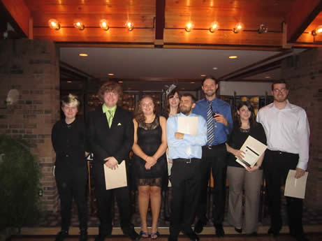 Winners of prizes and scholarships in Fall 2012