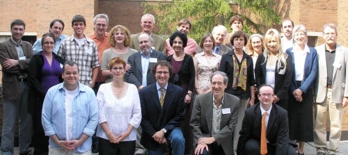 Members of the Department of Classical Studies and international visiting scholars at the Belonging & Isolation conference in 2008, most of whom contributed to the book.