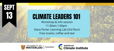 Climate leaders workshop poster