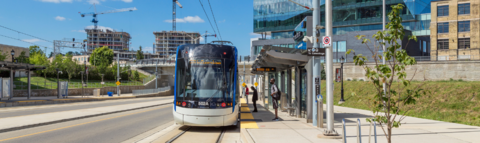 Light rail transit is an example of deep decarbonization and sustainability transitions. 