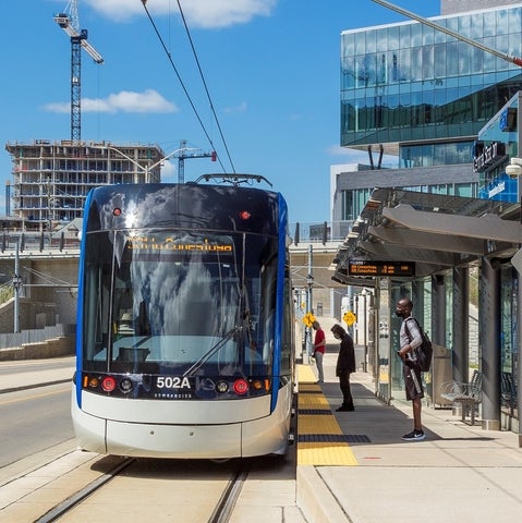 Light rail transit represents deep decarbonization and sustainability transitions. 