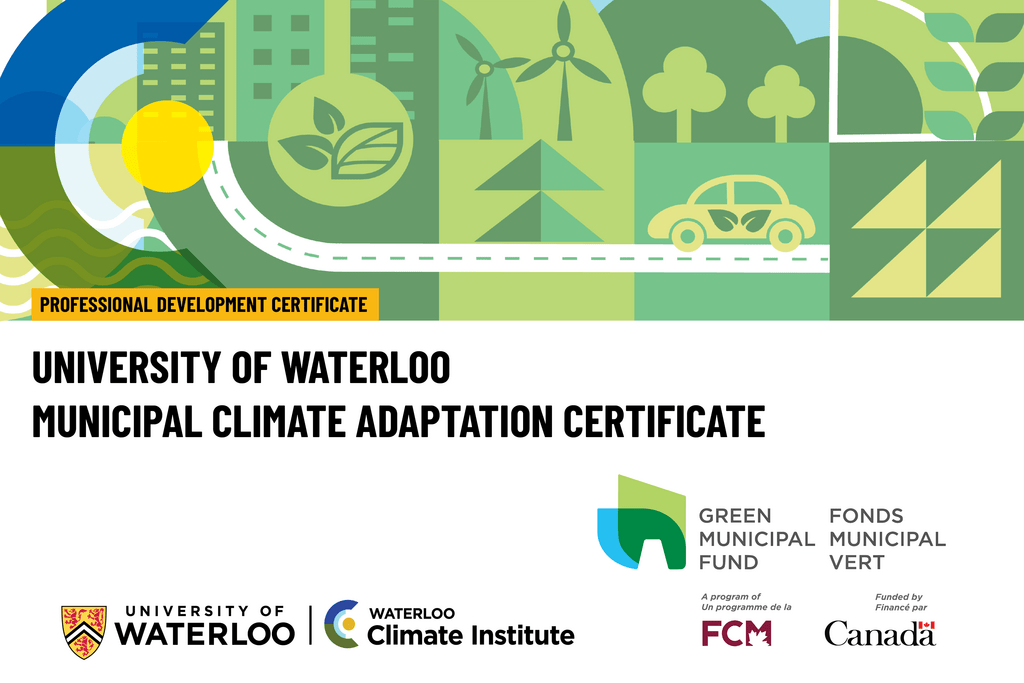 Municipal Climate Adaptation Certificate poster