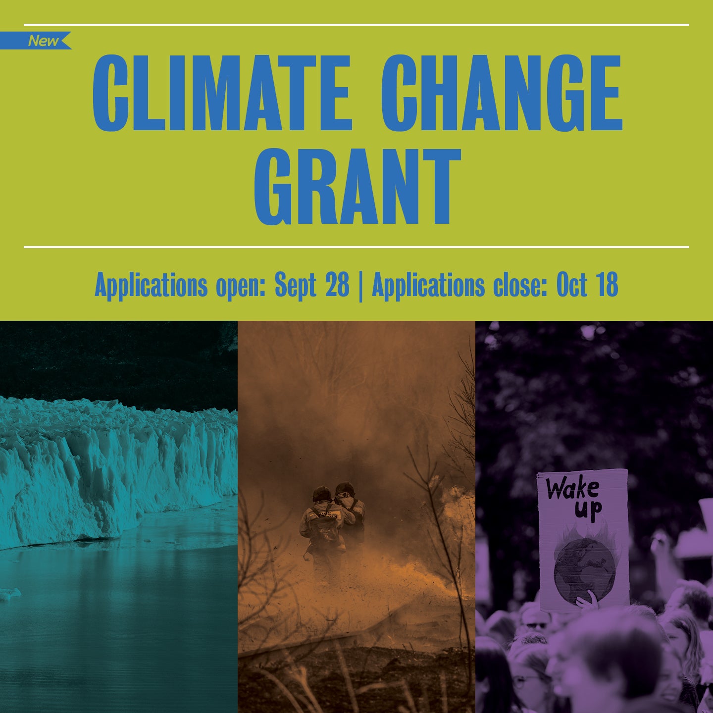 Climate Change Grant poster
