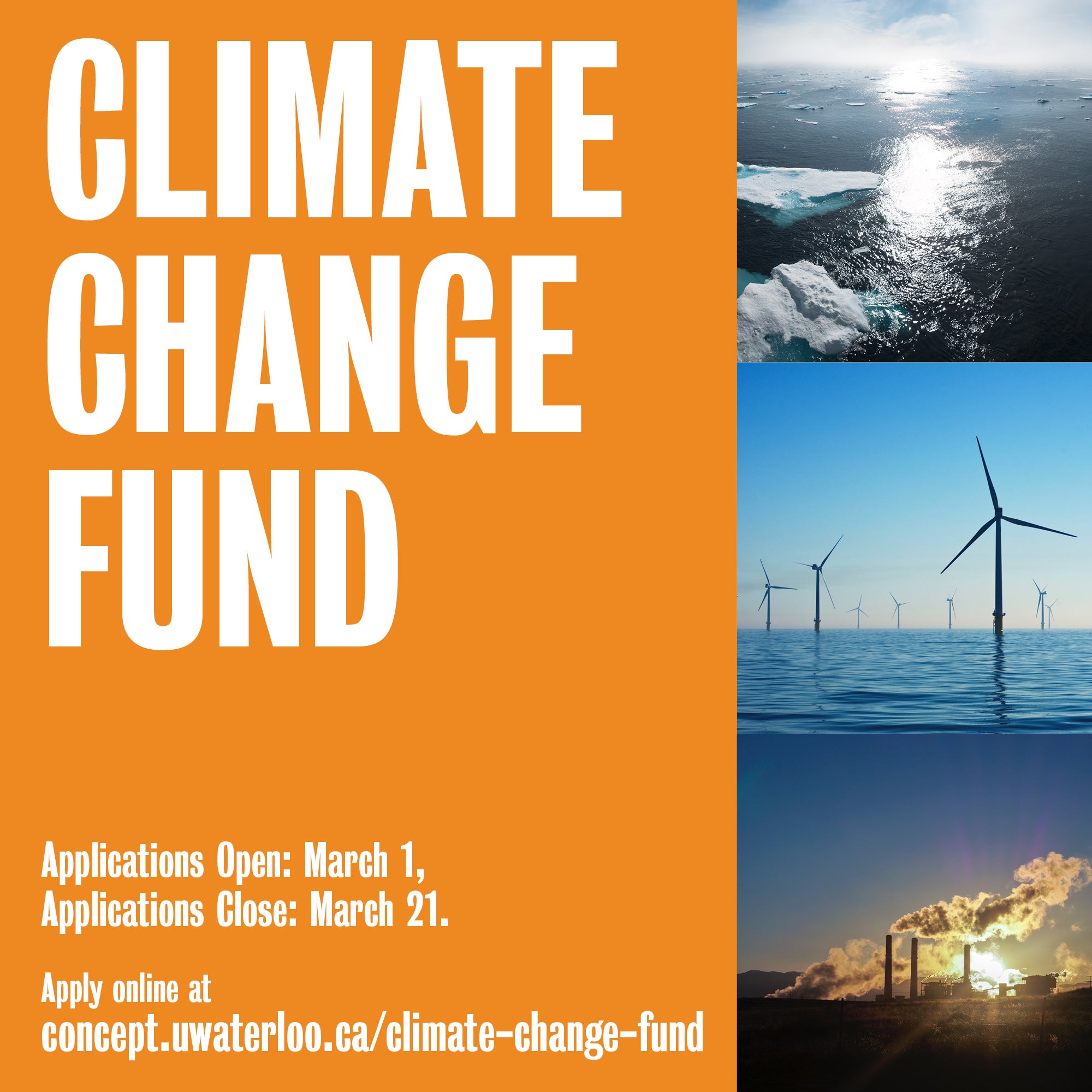 Climate change fund poster