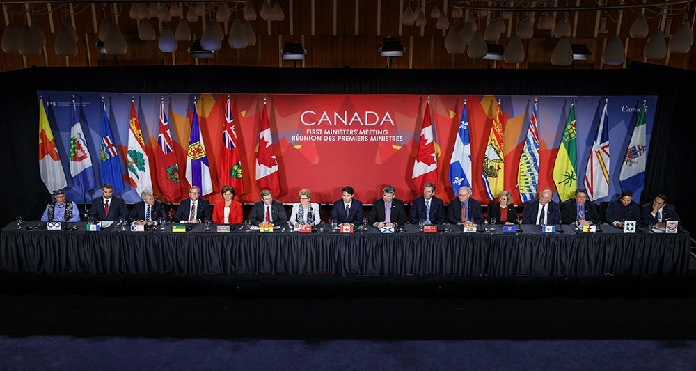 Canada's First Ministers in Ottawa.