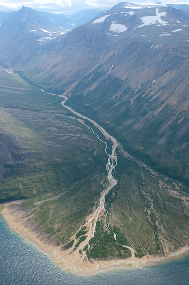 Arial view of Torngat Mountains National Park