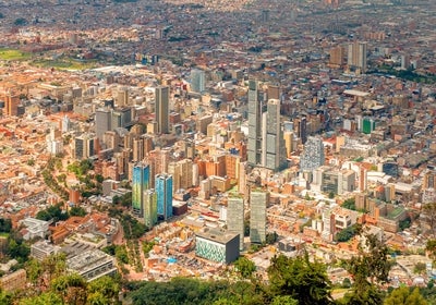View of Bogota, Columbia