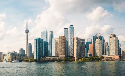 View of Toronto harbour