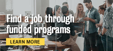 Find a job through funded programs