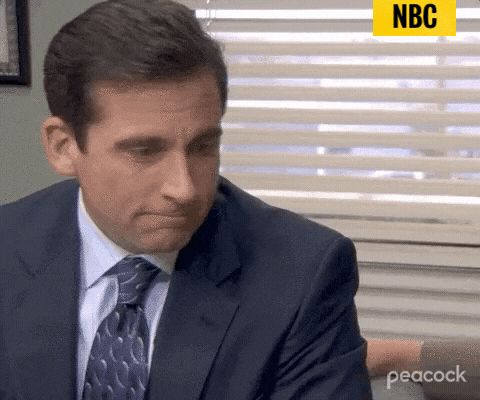 GIF of Michael Scott speaking, on the TV show &quot;The Office&quot; (US), with the caption &quot;That sounds good!&quot;, the text &quot;peacock&quot; on the bottom right, and the credit tag &quot;NBC&quot; located on the top right.