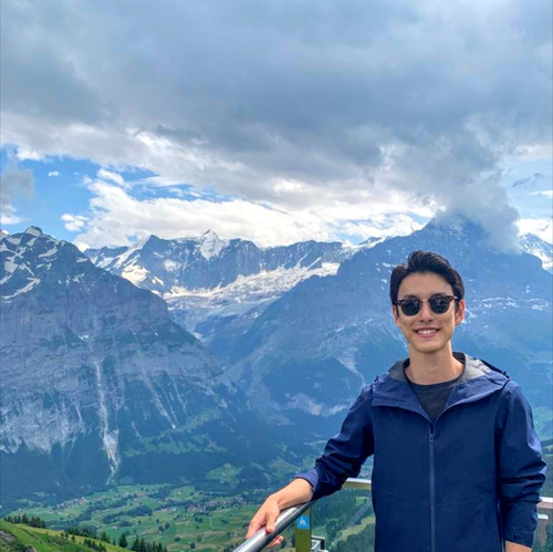 John visiting Grindelwald, Switzerland.