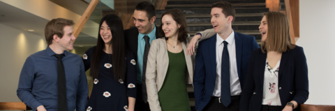 Group photo of the 2017 Co-op Students of the Year