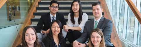 Group photo of the 2018 Co-op Student of the Year Award recipients