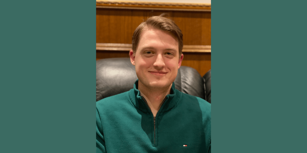 Adam McIntosh, University of Waterloo Math Business co-op student smiling