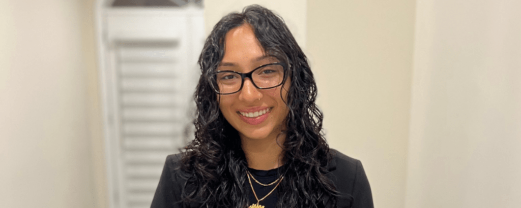 Janvi Tamakuwala smiling