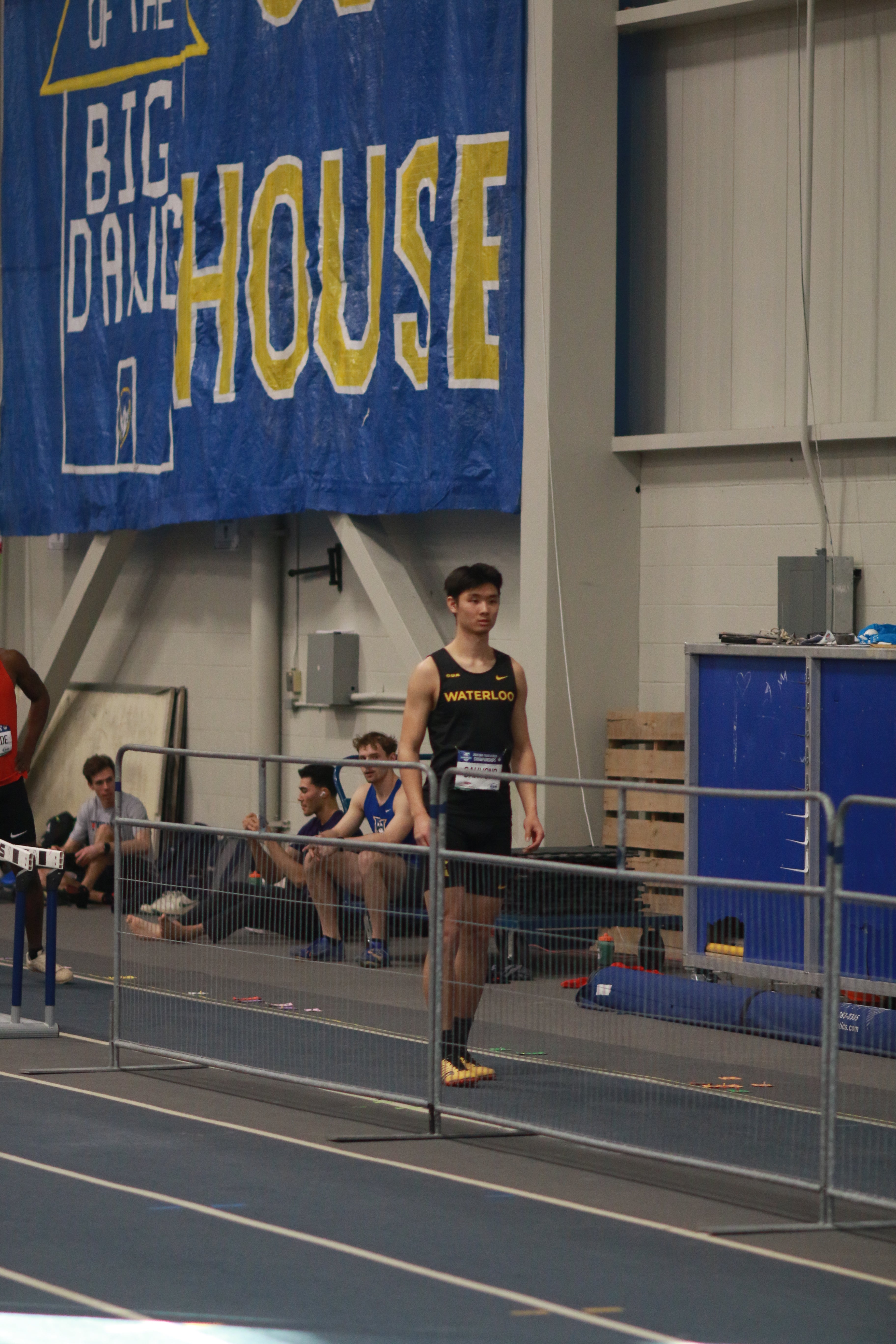 Nick Cahyono standing in a sports competition