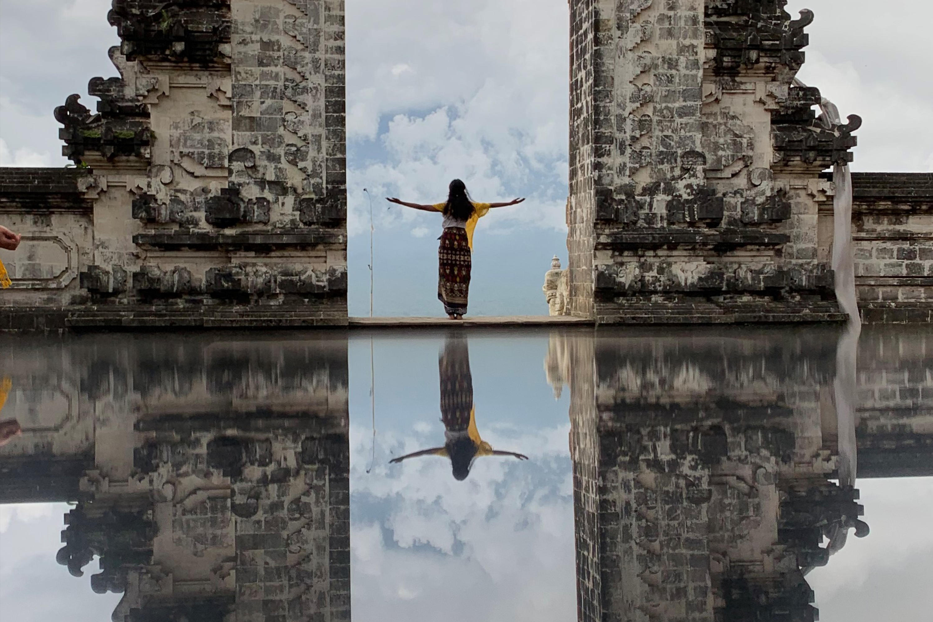 photo taken by Abiramy at the infamous Pura Lempuyang temple in Indonesia