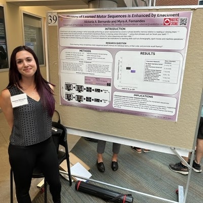 Myra's student poster at CSBBCS 2023