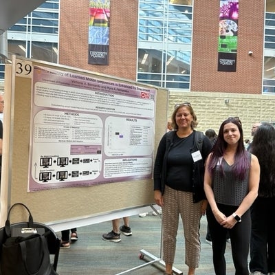 Myra and her student at CSBBCS 2023