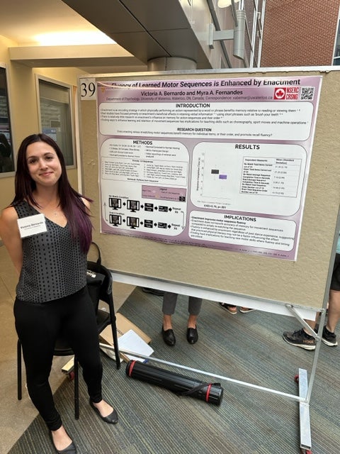 Myra's student poster at CSBBCS 2023