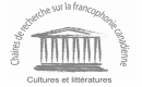 Chaires de recherche sur la francophonie logo