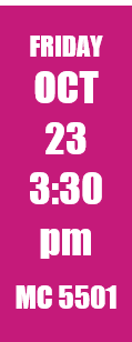 Banner with date, time and location