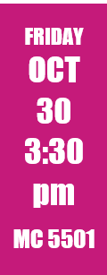 Banner showing date, time and location