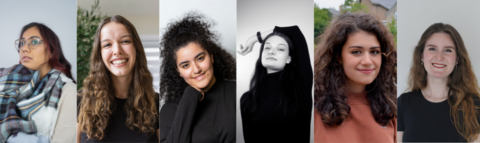 Compilation of theatre students' headshots. 