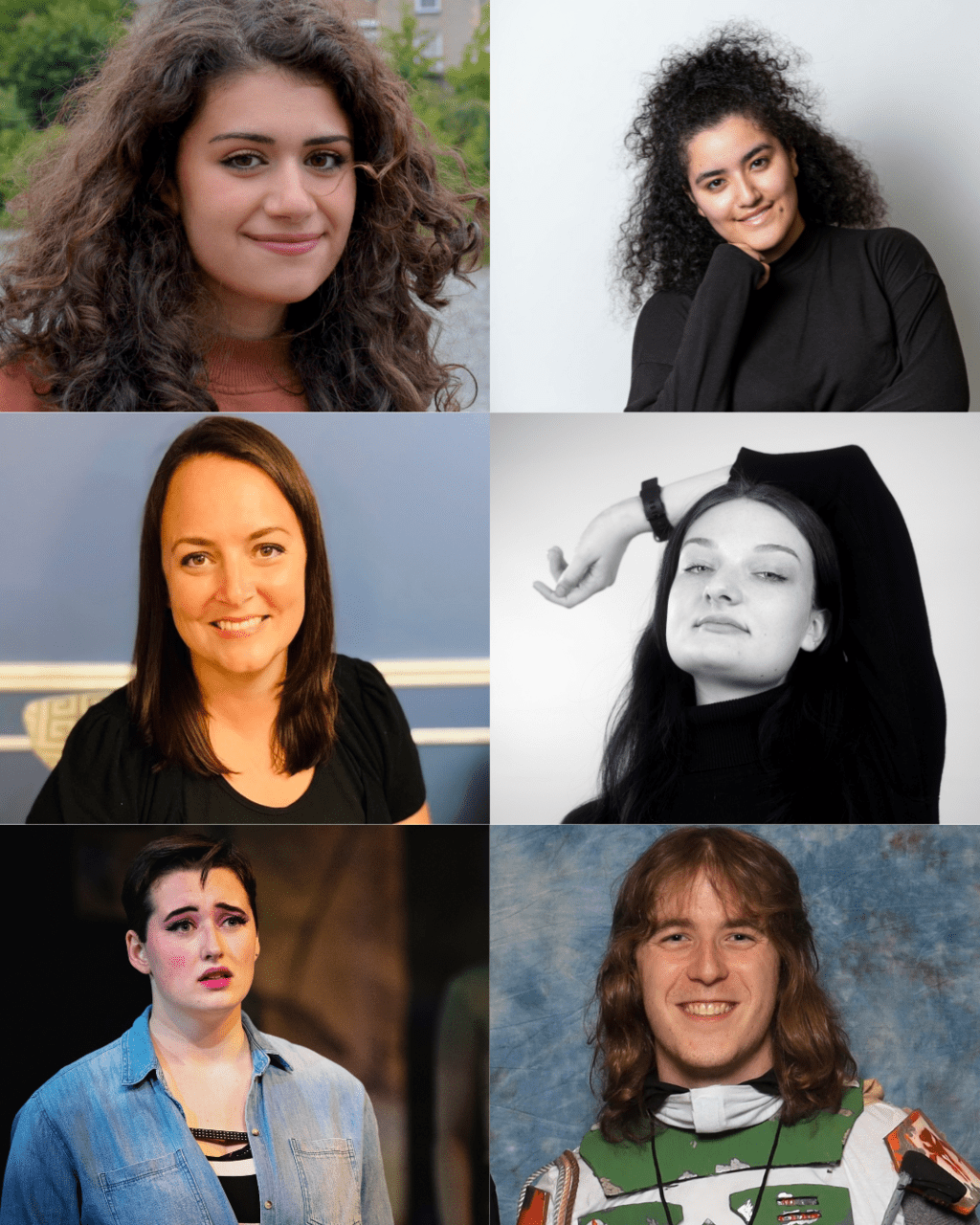 Collection of the headshots of all 2024/25 Theatre and Performance prize winners.