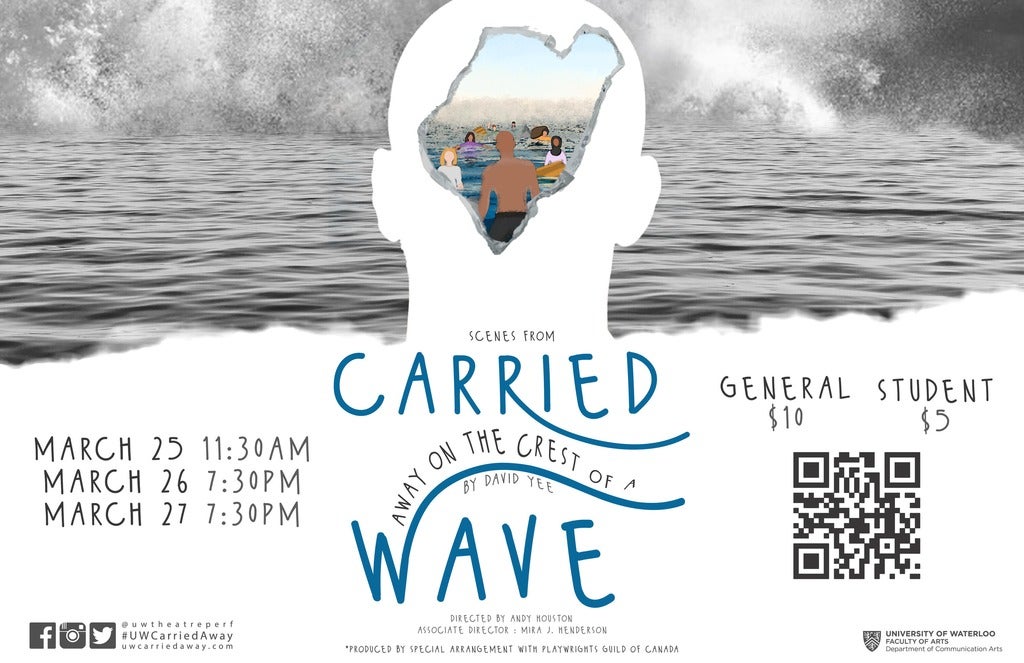 Scenes from 'carried away on the crest of a wave' official poster