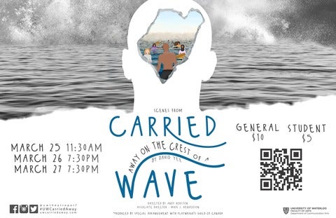 Scenes from 'carried away on the crest of a wave' official poster