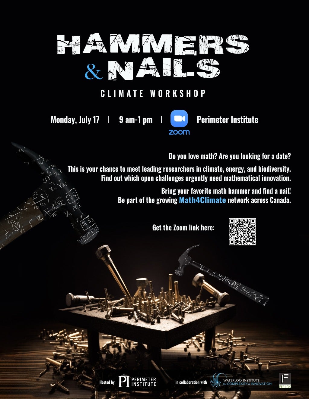 Hammers and Nails Event Poster