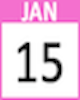 Calendar on January 15th
